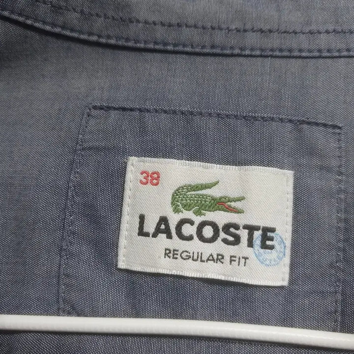 [BUNJANG] Lacoste Checkered Long Sleeve Shirt / 라코스테 체크 긴팔 셔츠 남방 95