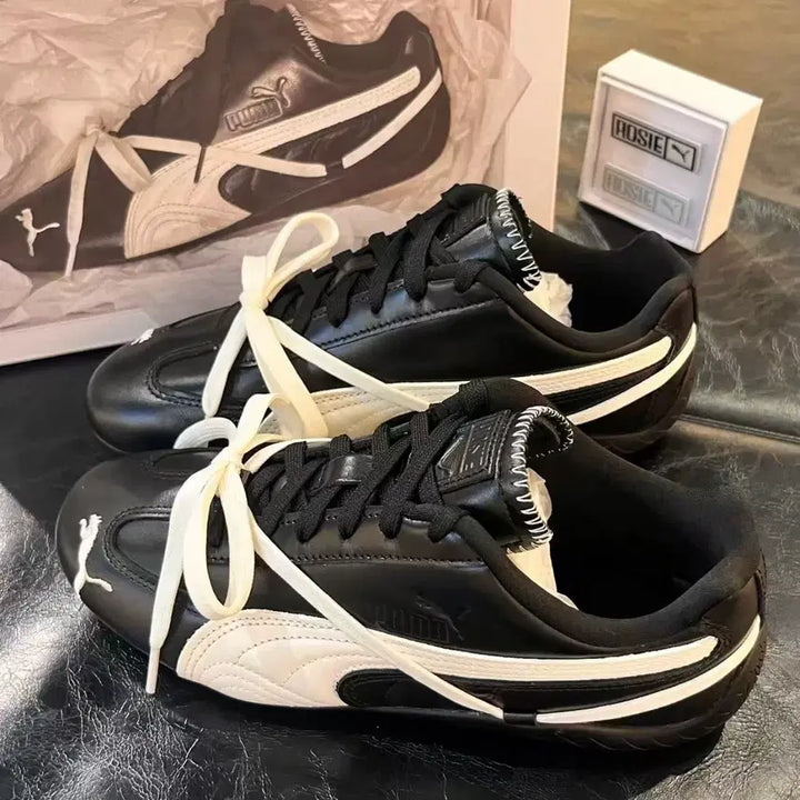 [SOLD OUT] (W) 푸마 x 로제 스피드캣 PRM 블랙 웜 화이트 240mm