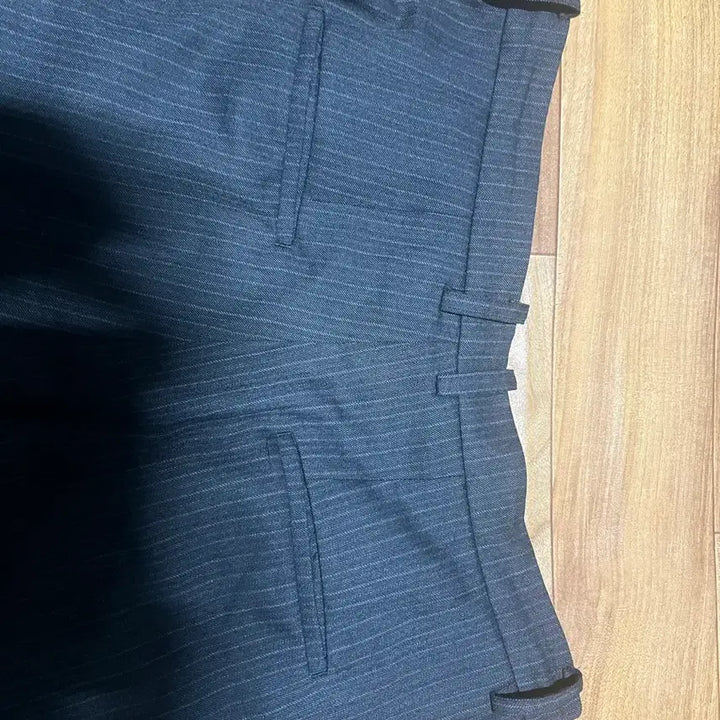 [BUNJANG] Coore Stripe Wool Blend Harrington Pants Set / [XL] 쿠어 스트라이프 울 블렌드 해링턴 팬츠 셋업