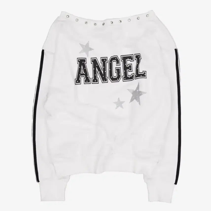 [BUNJANG] Eyelet Angel White Sweatshirt / (새상품) eyelet angel 맨투맨 화이트