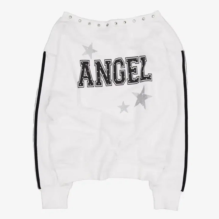 [BUNJANG] Eyelet Angel White Sweatshirt / (새상품) eyelet angel 맨투맨 화이트