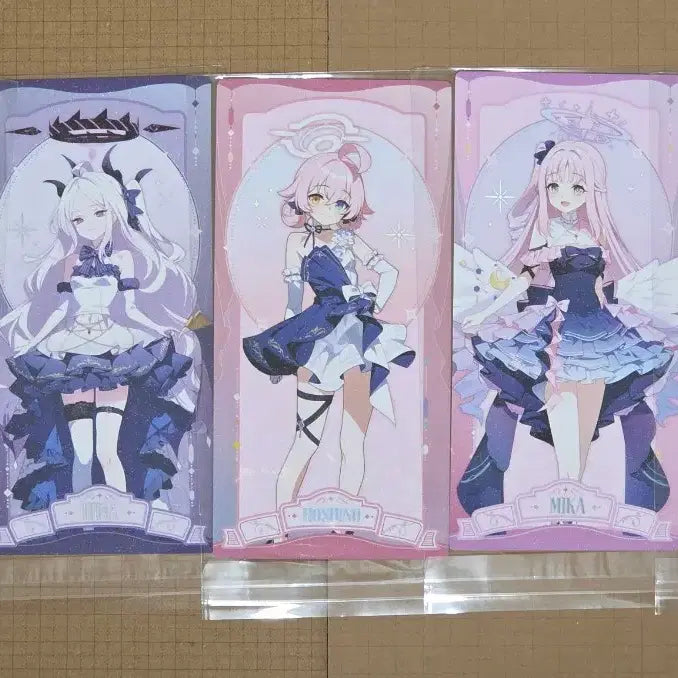 [SOLD OUT] 블루아카이브 포토카드 엽서 티켓 클리어파일 아리스 미카 히나 호시노