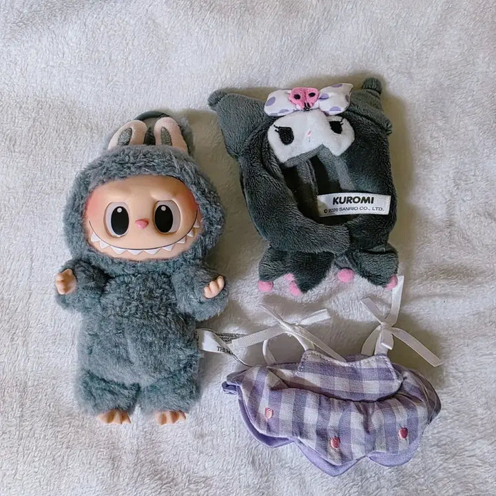 [BUNJANG] Labubu Sanrio Kuromi Plush / 라부부 산리오 콜라보 쿠로미