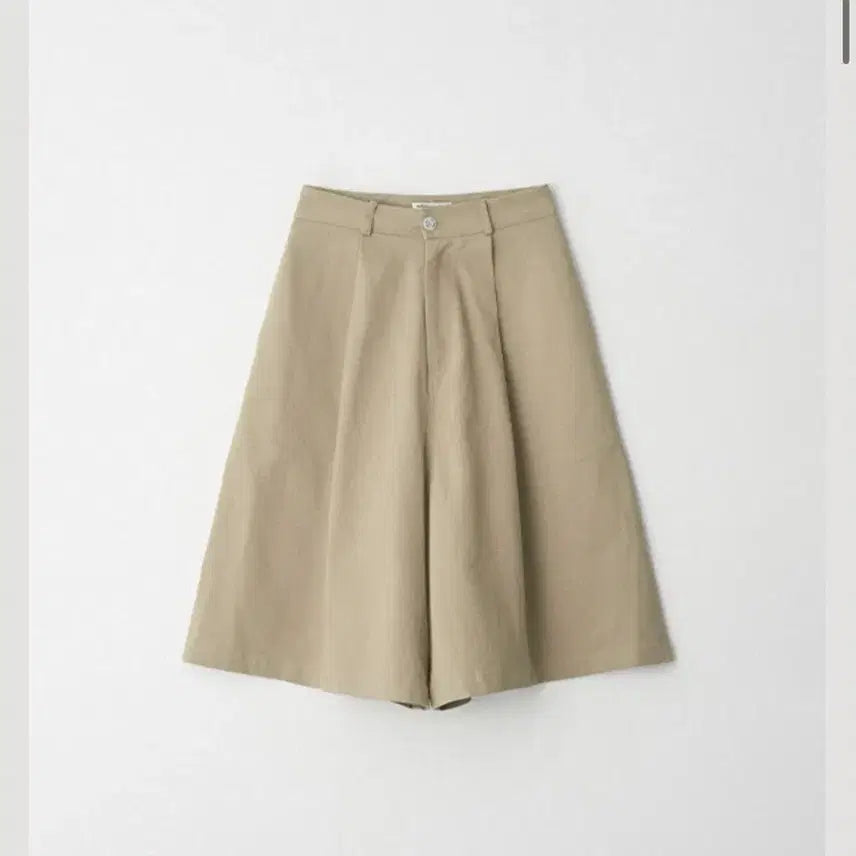 [BUNJANG] MIGU PRODUCT Beige Wide Skirt Pants / 미구프로덕트 스커트팬츠