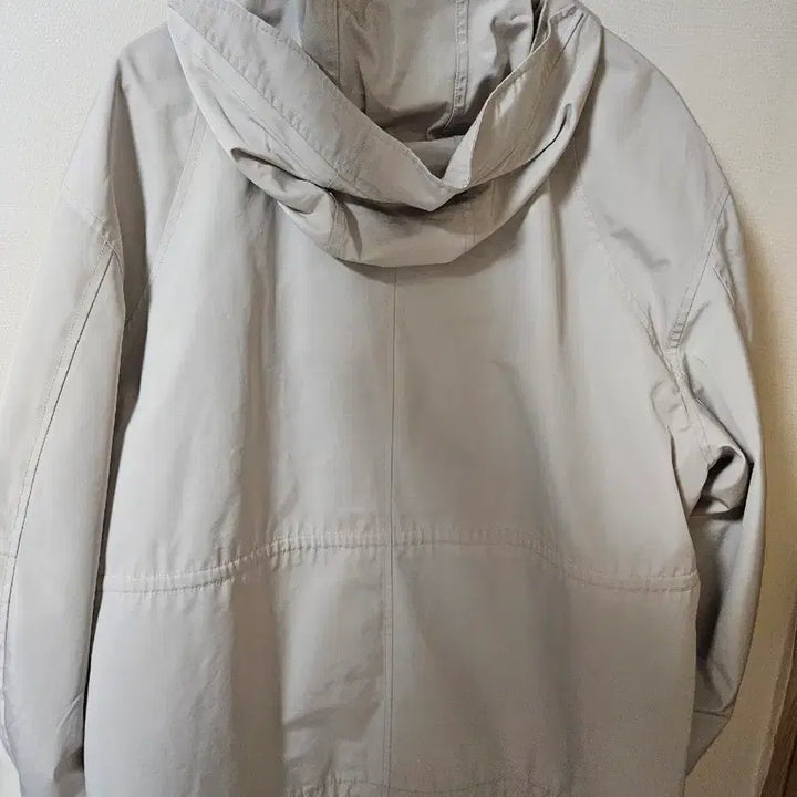 [BUNJANG] Polytelu Hooded Parka Beige / [2] 폴리테루 후디드 파카 베이지