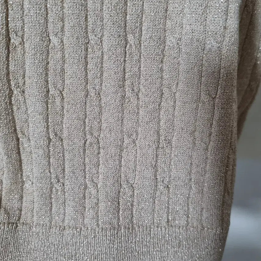 [BUNJANG] Glittering Knit Top / 글리터링 반팔 니트 66.77