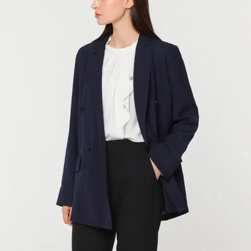 [BUNJANG] Navy Lightweight Jacket / 새상품 네이비 간절기 자켓
