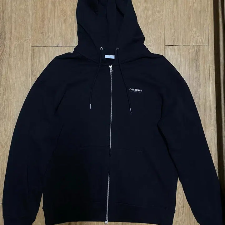 [BUNJANG] Covernat Oversized Hoodie Zip-up Black / [L]A급 커버낫 오버핏 후드집업 블랙