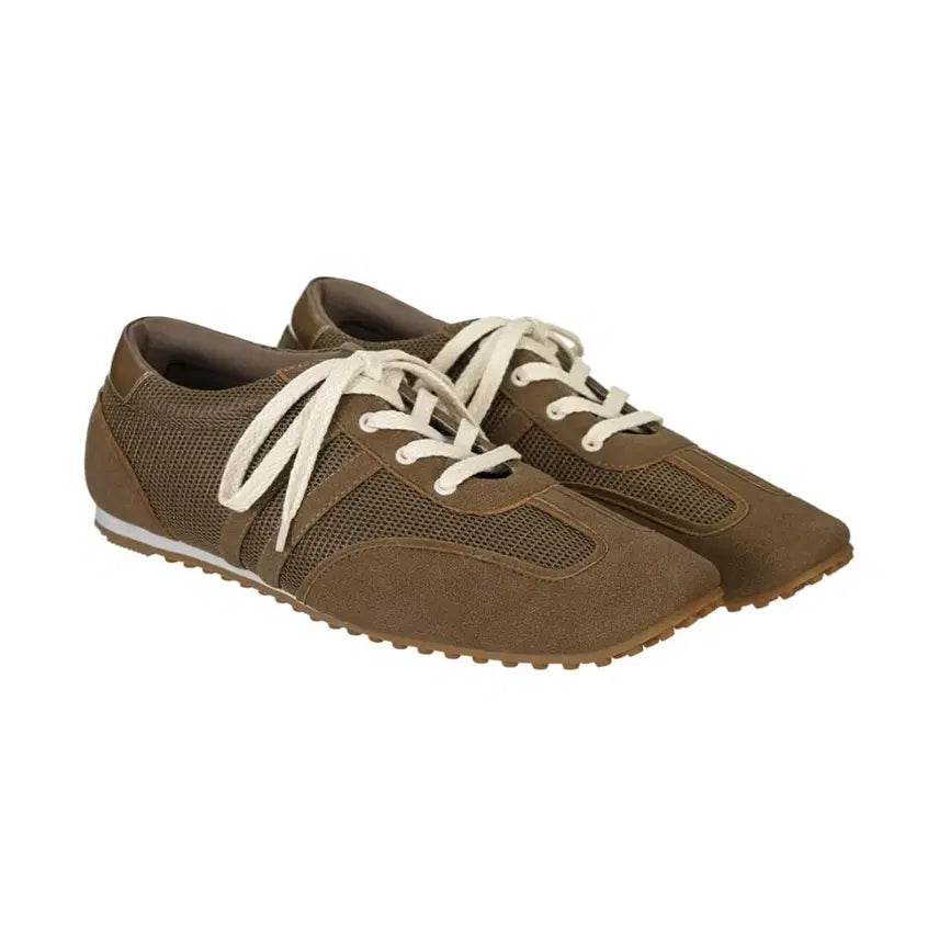 [BUNJANG] Stand Oil Morrow Square Sneakers Brown / 스탠드오일 머로우 스퀘어 스니커즈 브라운
