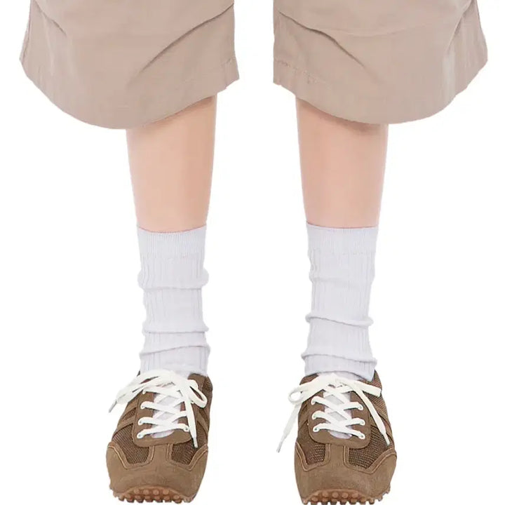 [BUNJANG] Stand Oil Morrow Square Sneakers Brown / 스탠드오일 머로우 스퀘어 스니커즈 브라운