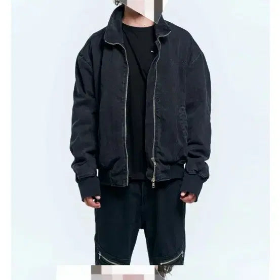 [BUNJANG] Plastic Product Alpha Point Jacket Black / S사이즈)플라스틱 프로덕트 알포인트 자켓 블랙