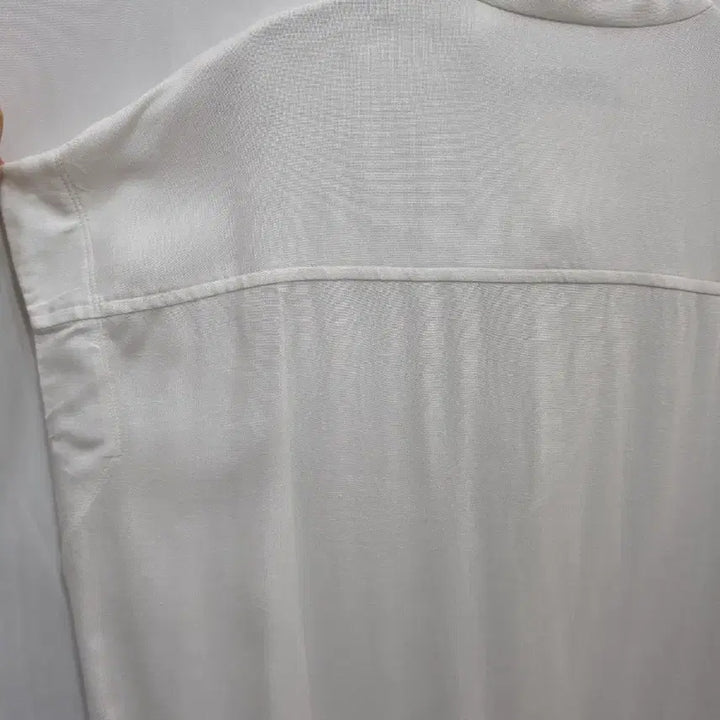 [BUNJANG] Issey Miyake White Sleeveless Long Shirt / (정품)이세이미야케 화이트 여성 롱 셔츠