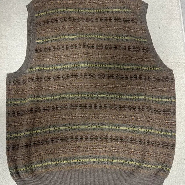 [BUNJANG] RRL Fair Isle Knit Vest XL / RRL 페어아일 니트 조끼 XL