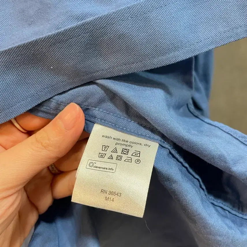 [BUNJANG] Michael Kors Slim Fit Blue Shirt XL / 마이클코어스 슬림핏 블루 셔츠 XL
