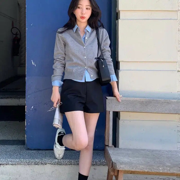 [SOLD OUT] (새상품)에드모어 바젤 에센셜 슬림핏 스판 셔츠