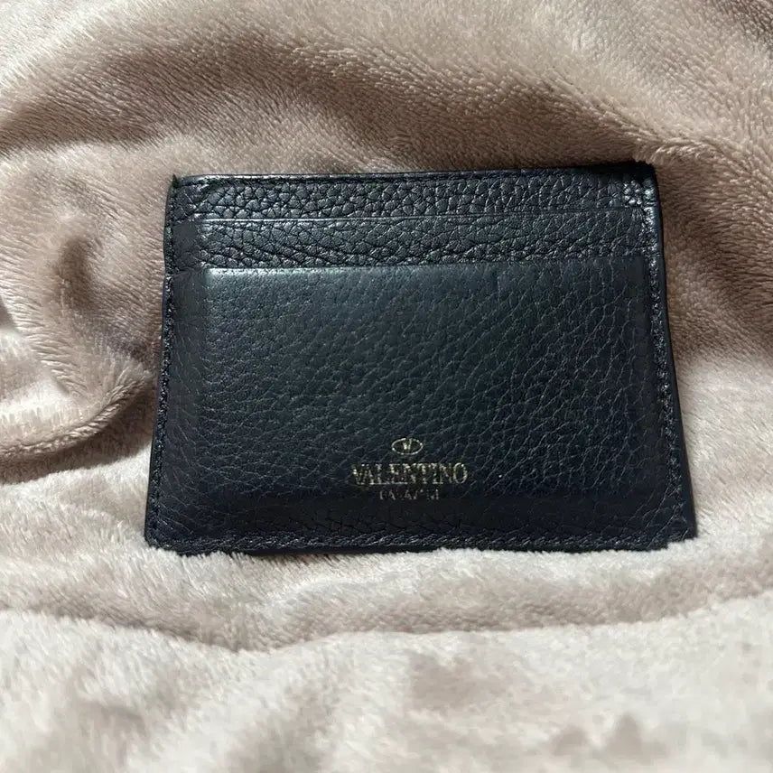 [BUNJANG] Valentino Rockstud Cardholder / 발렌티노 카프스킨 락스터드 카드지갑