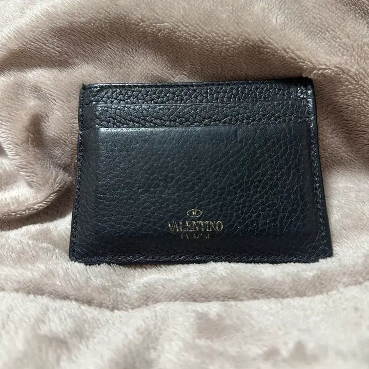 [BUNJANG] Valentino Rockstud Cardholder / 발렌티노 카프스킨 락스터드 카드지갑