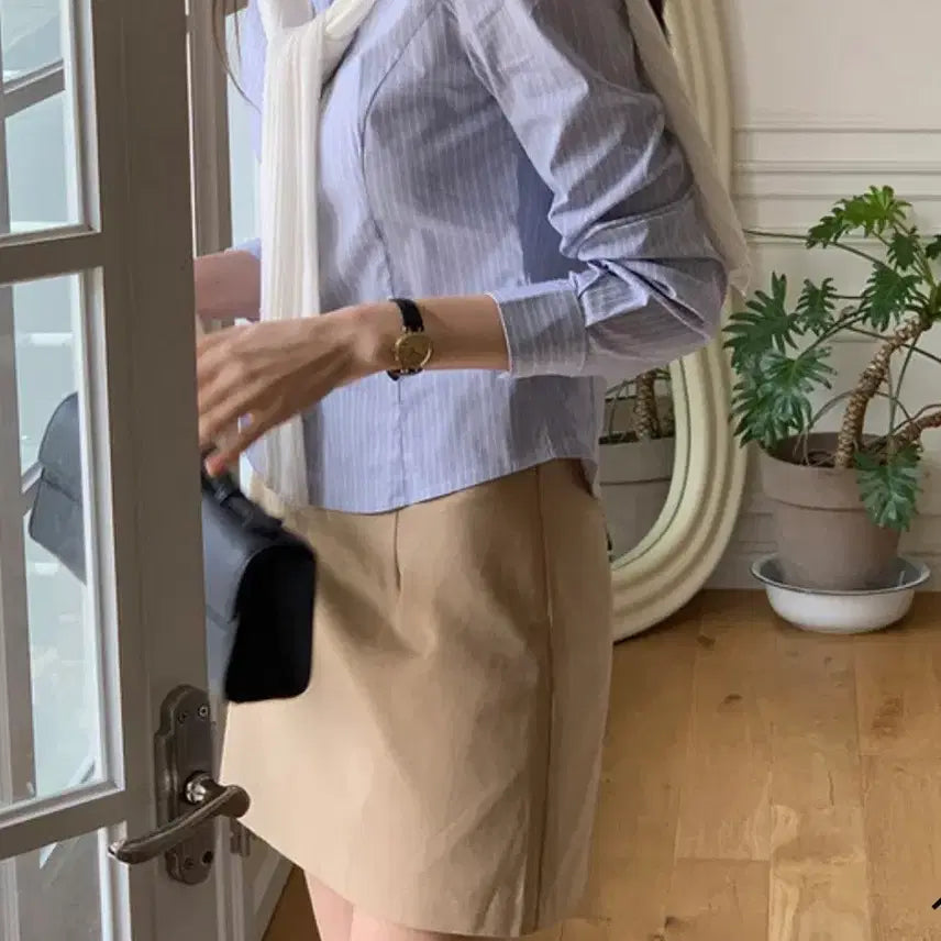 [SOLD OUT] (새상품)에드모어 바젤 에센셜 슬림핏 스판 셔츠