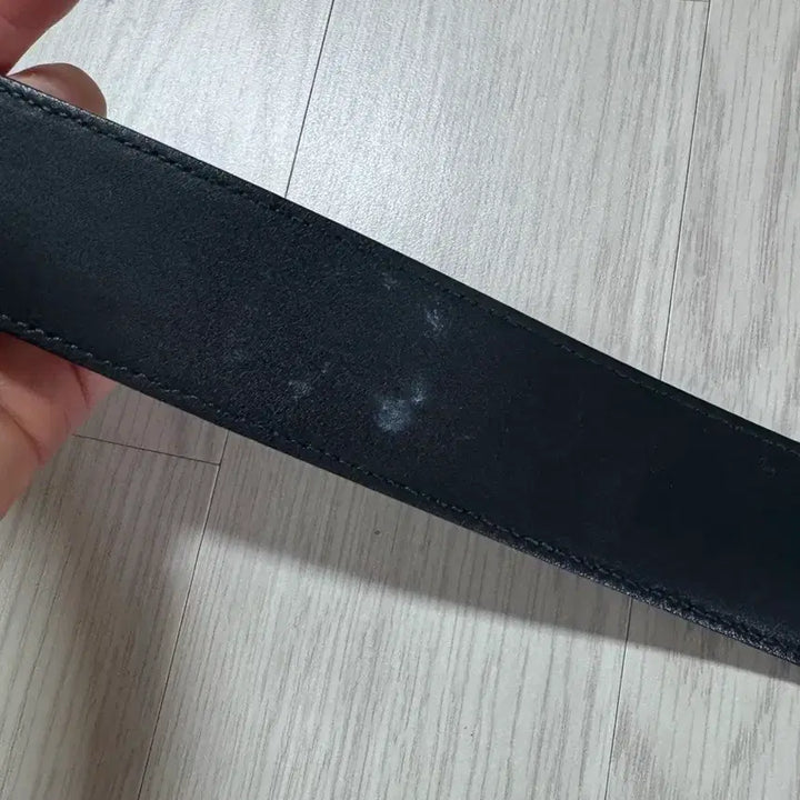 [BUNJANG] Gucci GG Marmont Belt Black Silver Buckle / 구찌 GG 마몬트 벨트 블랙 실버 버클