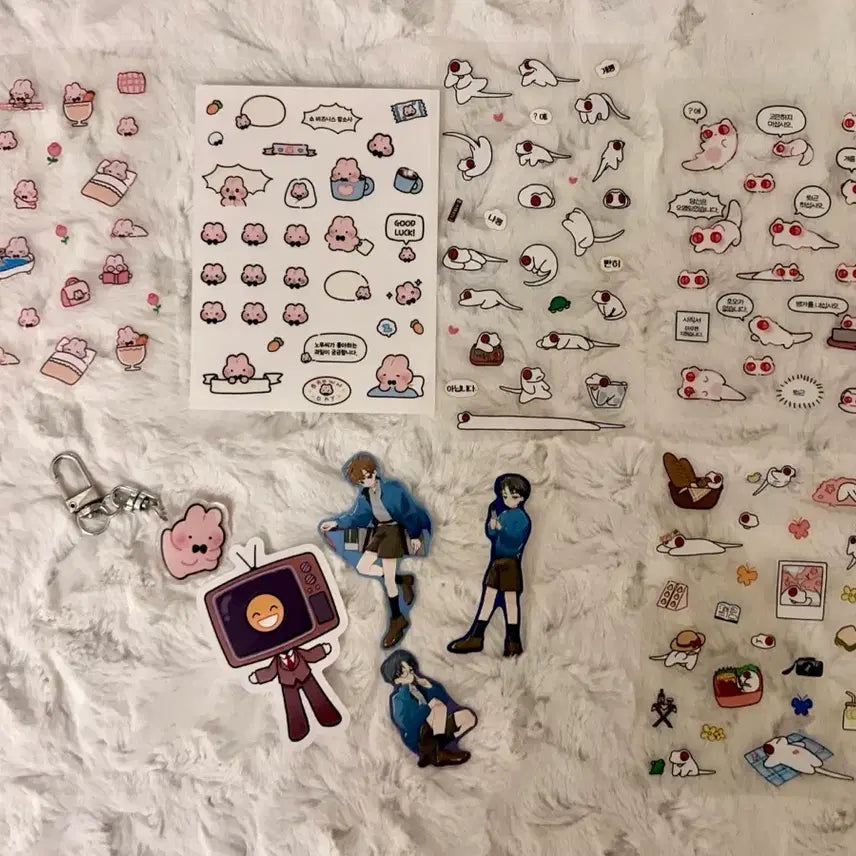 [BUNJANG] Goedamchulgeun Sticker Bundle / 괴담출근 괴출 스티커 일괄 원가이하 양도