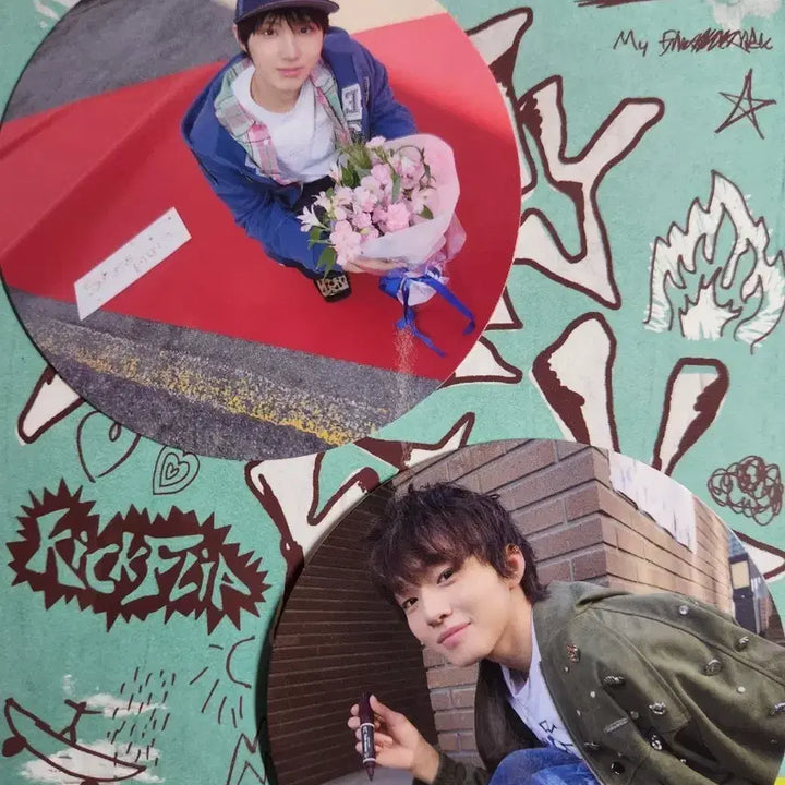 [BUNJANG] Kickflip Joo-wang Kiju Coaster Mini Poster / 킥플립 디지팩 주왕 케이주 코스터 미니포스터