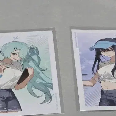 [BUNJANG] Blue Archive Arius Squad Postcard Set / 블루아카이브 스마일 베이스카페 아리우스 엽서 사오리 미사키 히요리 아츠코