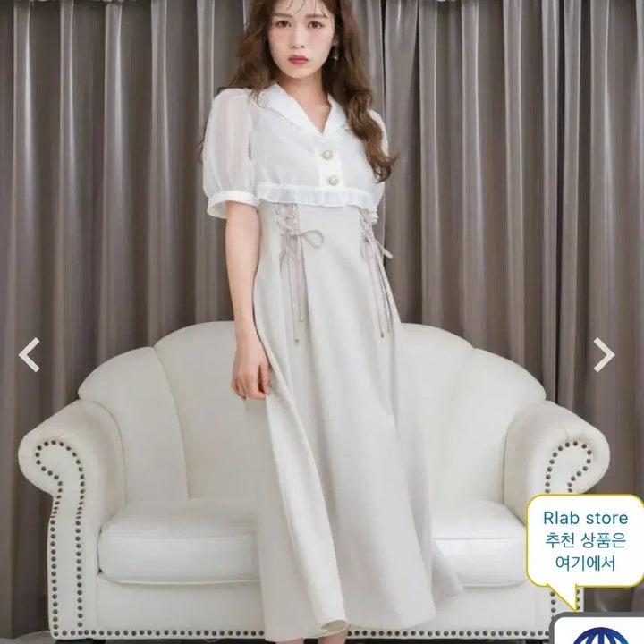 [BUNJANG] Rojita Couture Silk Blouse Dress / 로지타 couture by rojita 실크 블라우스 원피스 양산형