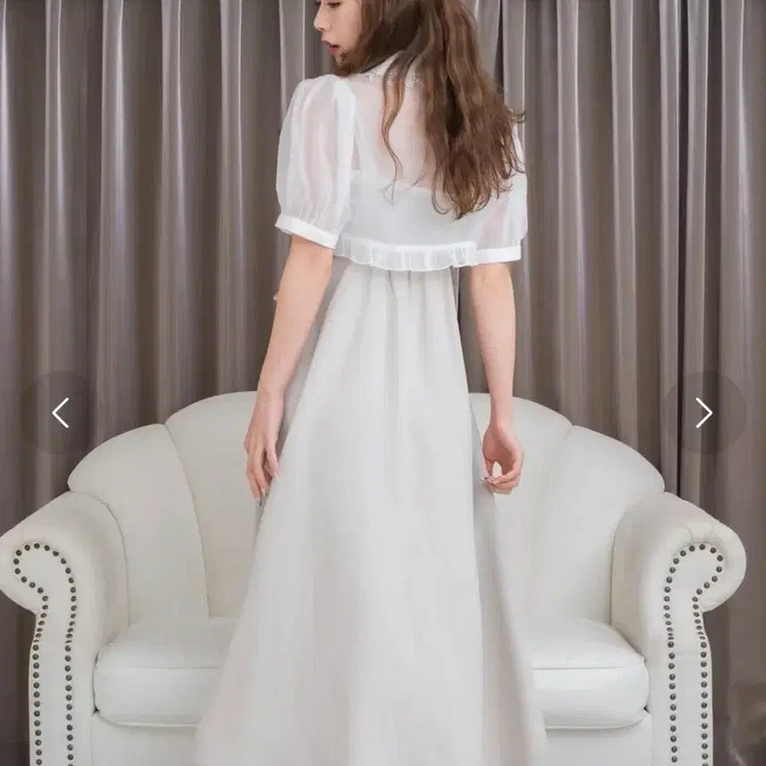 [BUNJANG] Rojita Couture Silk Blouse Dress / 로지타 couture by rojita 실크 블라우스 원피스 양산형