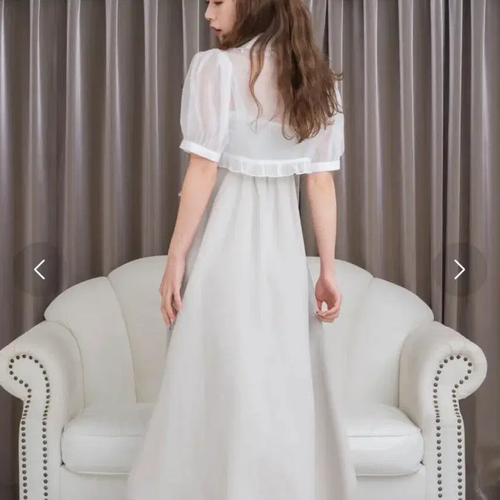 [BUNJANG] Rojita Couture Silk Blouse Dress / 로지타 couture by rojita 실크 블라우스 원피스 양산형
