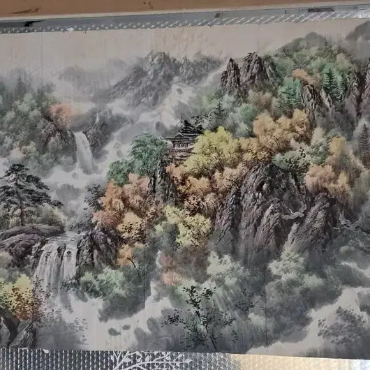 [BUNJANG] North Korean Landscape Painting Large Scale / 북한그림 산수화 대작