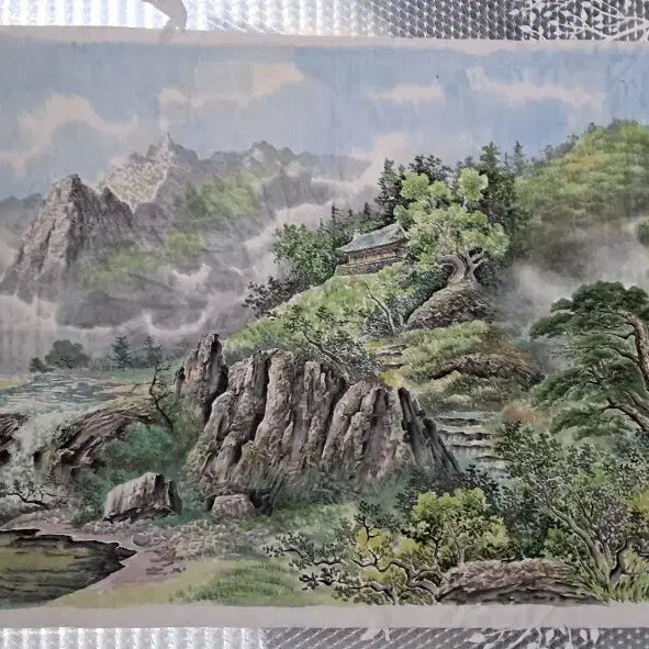 [BUNJANG] North Korean Landscape Painting (Sansuhwa) - Large Scale / 북한 그림  산수화 대작