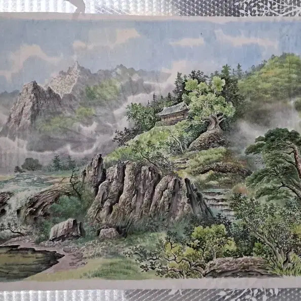 [BUNJANG] North Korean Landscape Painting (Sansuhwa) - Large Scale / 북한 그림  산수화 대작