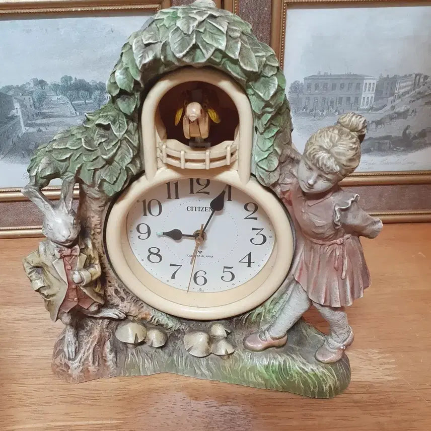 [BUNJANG] Citizen Cuckoo Vintage Table Clock / 시티즌 뻐꾸기 탁상시계 빈티지 인테리어