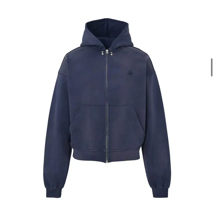 [SOLD OUT] Dnsr 크롭 후디 집업 네이비