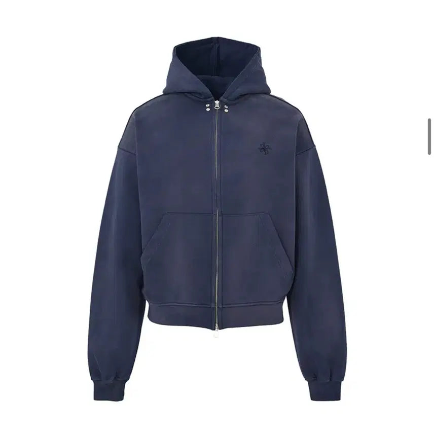 [SOLD OUT] Dnsr 크롭 후디 집업 네이비