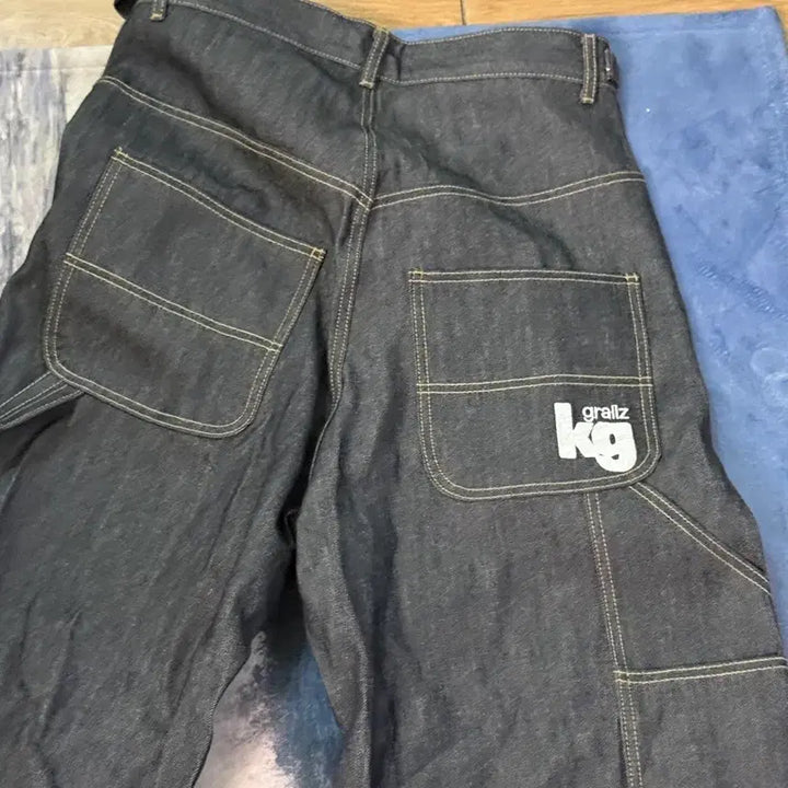 [BUNJANG] Coin Seoul Grails Carpenter Denim Pants / 코인서울 그레일즈 카펜터 데님 2 사이즈