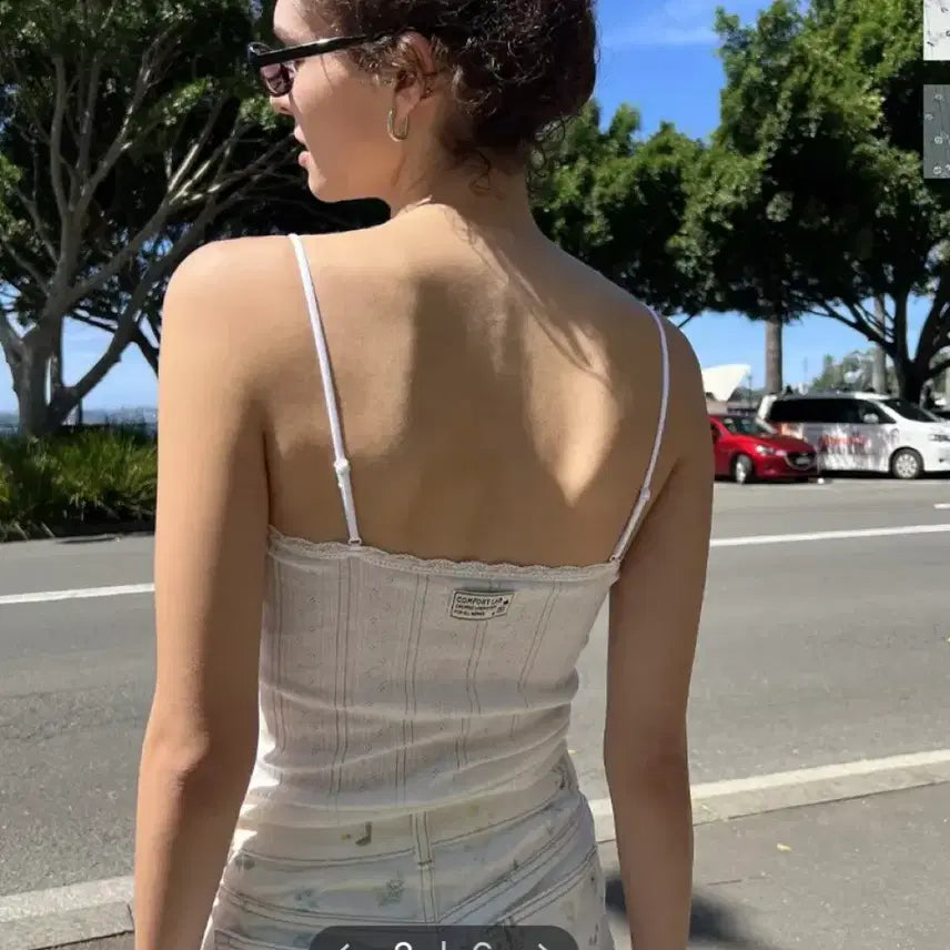[BUNJANG] Comfort Lab Ergo Fit Pointel Cami Top Ivory 95 / (텍O)컴포트랩 에르고핏 포인텔 캐미탑 아이보리 95