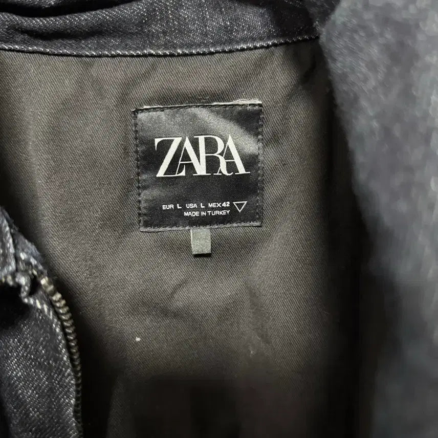 [BUNJANG] ZARA Black Denim Jacket / 자라 블랙 데님 자켓