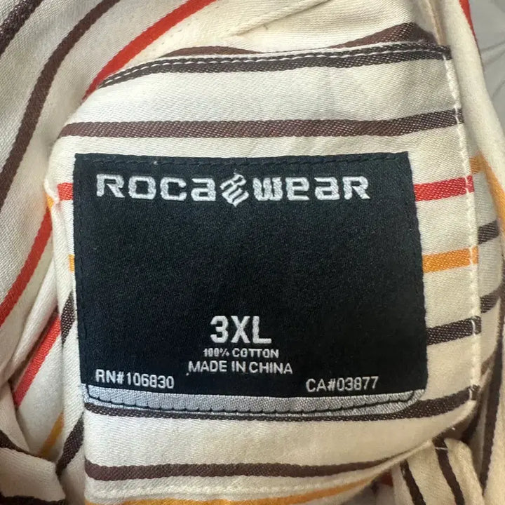 [BUNJANG] Rocawear Striped Shirt / Rocawear 90s 스트라이프셔츠 XXXL