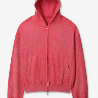 [BUNJANG] 999 Archive Waffle Hooded Zip-Up / 999 아카이브 와플 후드 집업 3사이즈
