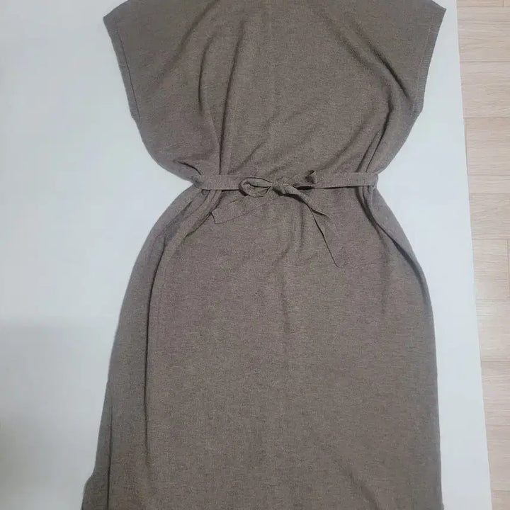 [BUNJANG] Brown Turtleneck Knit Dress / 브라운 목폴라 니트 원피스