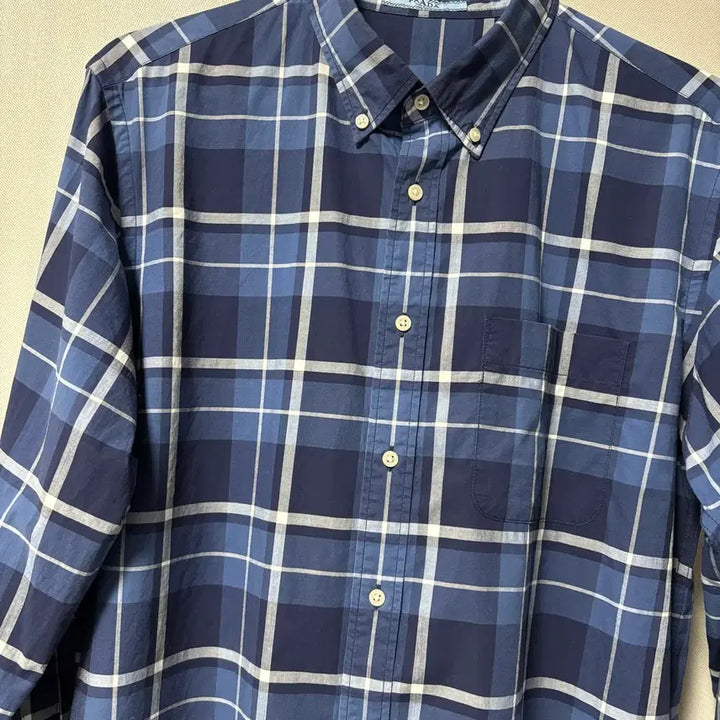 [BUNJANG] Prada Blue Check Shirt / 프라다 블루 체크 셔츠
