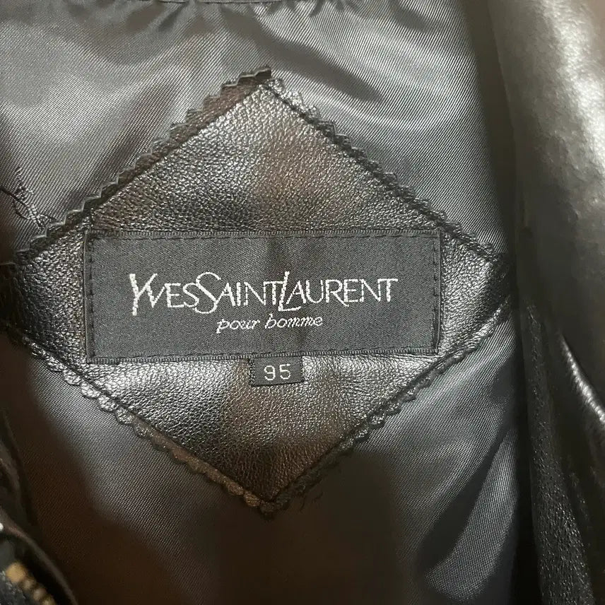 [BUNJANG] ysl 입생로랑 양가죽자켓 봄버 / ysl 입생로랑 양가죽자켓 봄버
