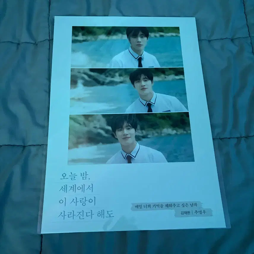 [BUNJANG] Tonight, Even if This Love Disappears From the World Special Poster / CGV 오세이사 A3 특전 포스터 / 오늘밤세계에서이사랑이사라진다해도