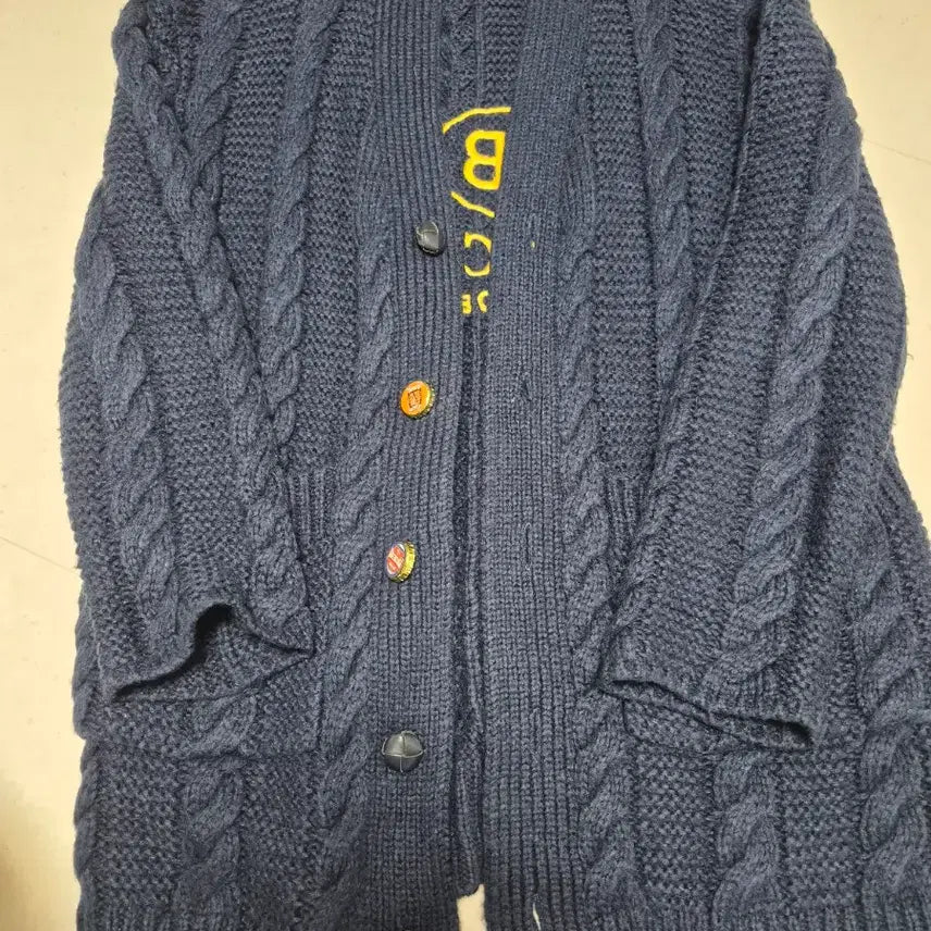 [BUNJANG] Balenciaga BB Mode Cable Knit Cardigan / 발렌시아가(Balenciaga) BB 모드 케이블 니트