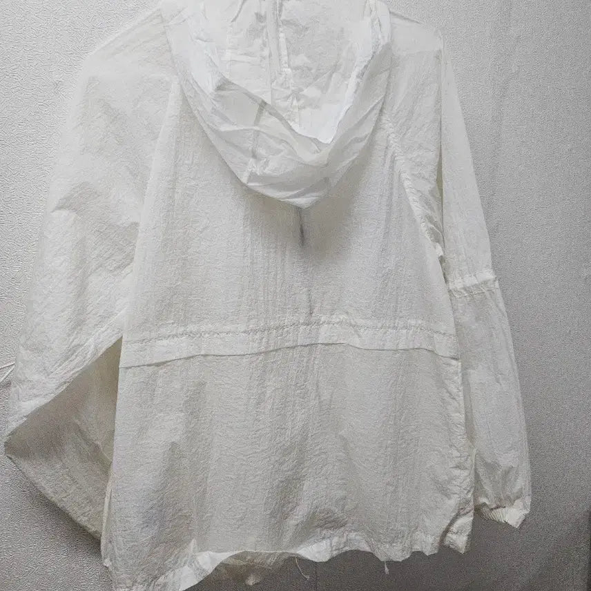 [SOLD OUT] 타미힐피거 화이트 바람막이 후드 집업  XS
