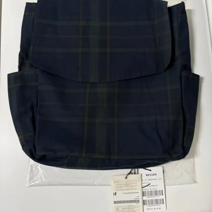 [BUNJANG] Hatching Room Two Face Bag Black Watch / 해칭룸 투페이스백 블랙와치/블랙