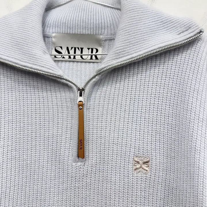 [BUNJANG] SATUR Sailor Half Knit Button Up / SATUR 버튼업 세일러 하프니트