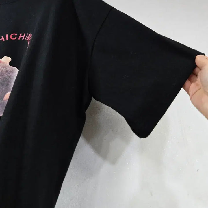 [BUNJANG] Monchhichi Printed T-shirt / 새상품 몬치치 프린팅 반팔티 (색상2가지)