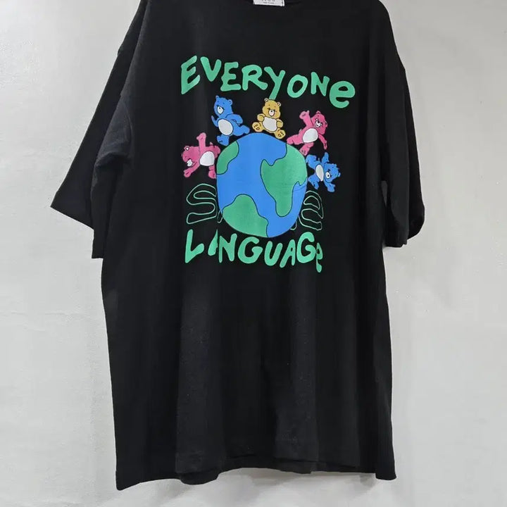 [BUNJANG] Care Bears Printed Short-Sleeved T-shirt / 새상품 케어베어 프린팅 반팔티